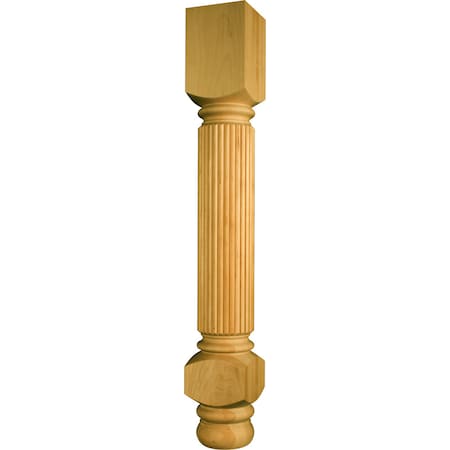 Osborne Wood Products 34 1/2 x 5 Sapelo Island Leg in Knotty Pine 1414P